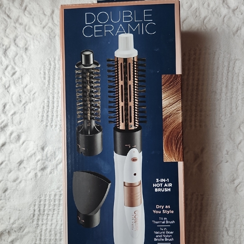 Conair Double Ceramic 3-in-1 Hot Air Brush